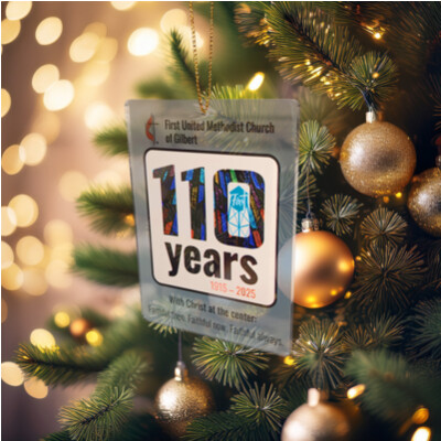 Gilbert UMC Christmas Ornament - 110 Year Celebration Edition Thumbnail