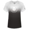 Women's V-Neck Ombre T-Shirt Thumbnail