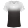 Women's V-Neck Ombre T-Shirt Thumbnail